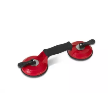 RUBI Doppelsaugheber 100 kg horizontale Tragfähigkeit 118 mm Saugnäpfe