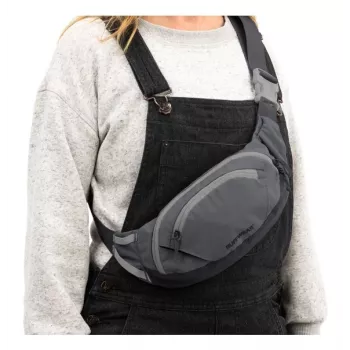 Ruffwear Home Trail Hüfttasche - Granite Gray, 1.8L, wasserabweisend, reflektierend