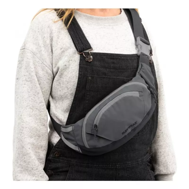 Ruffwear Home Trail Hüfttasche - Granite Gray, 1.8L, wasserabweisend, reflektierend