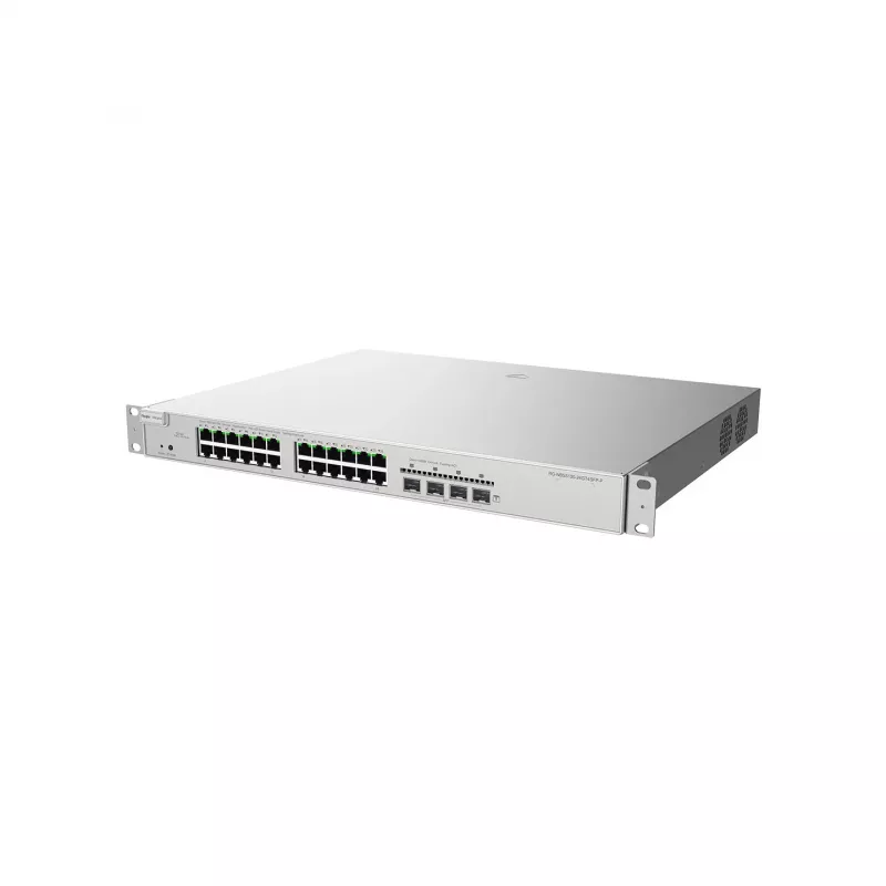 Ruijie Networks RG-NBS5200-24GT4XS-P 24-Port Gigabit Layer-3 Managed PoE+ Switch mit 4 x 10G SFP+ Uplinks
