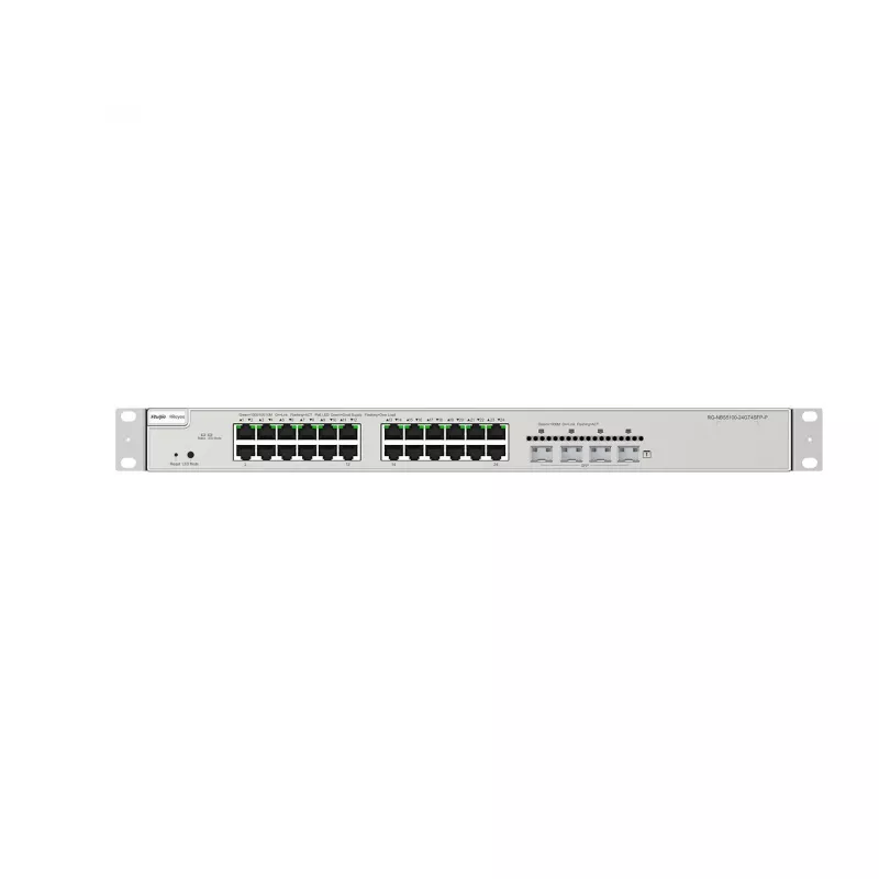 Ruijie Networks RG-NBS5200-24GT4XS-P 24-Port Gigabit Layer-3 Managed PoE+ Switch mit 4 x 10G SFP+ Uplinks