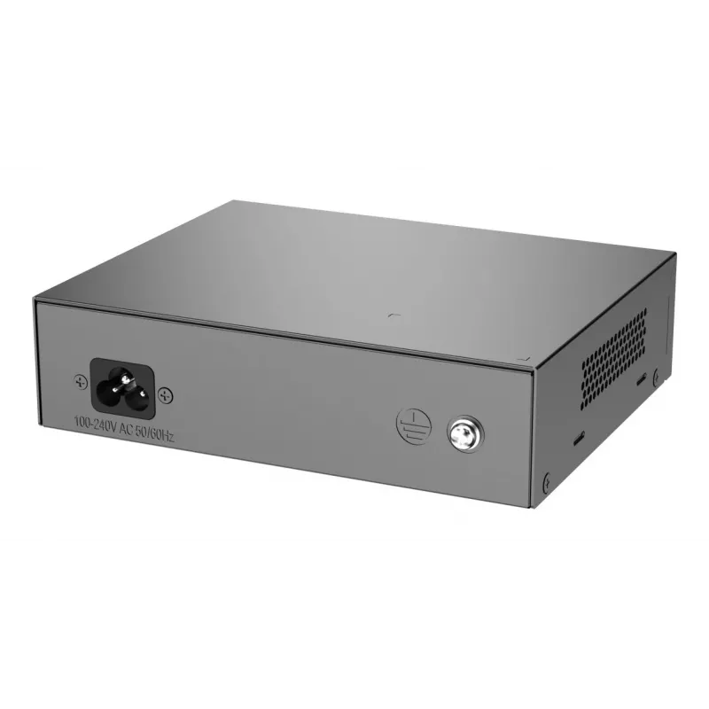 Ruijie RG-ES106F-P 6-Port Fast Ethernet PoE Switch, 4 PoE+ Ports, 54W Budget, Unmanaged, Schwarz