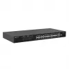 Ruijie RG-ES126FGS-LP 24-Port Fast Ethernet PoE+ Switch mit 2 Gigabit-SFP-Uplinks, 370W PoE-Budget, Rackmontage