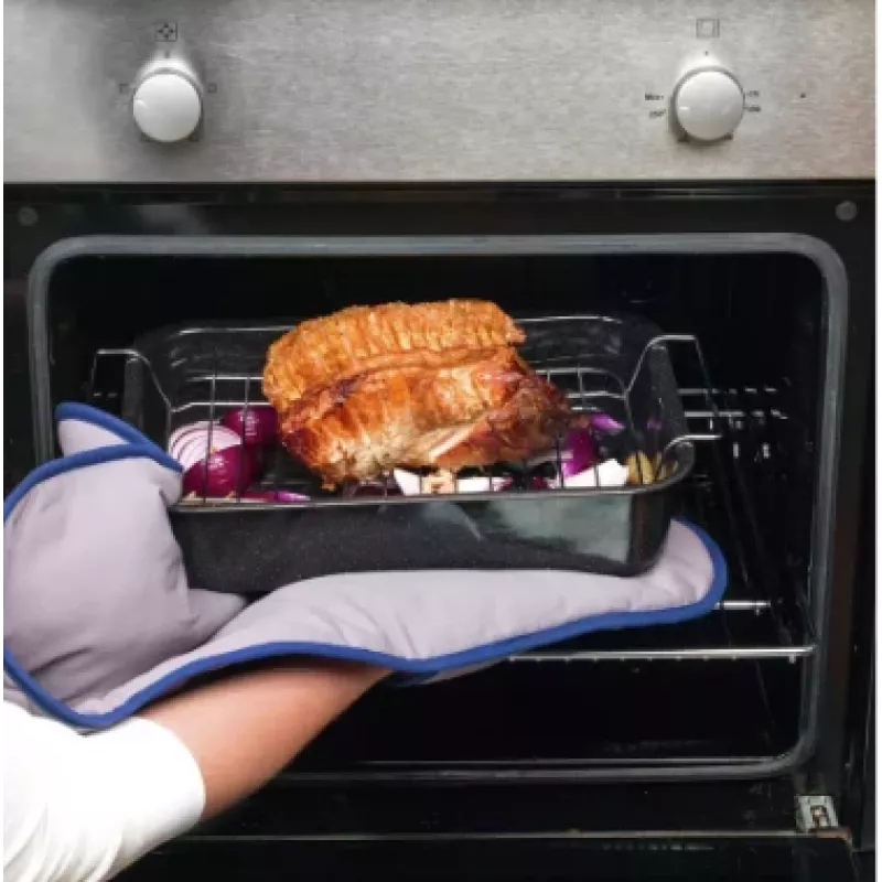 Russell Hobbs CW91612EU7 34cm Emaille-Bräter mit Rost