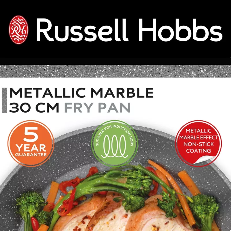 Russell Hobbs RH028011EU7 Metallic Marble Bratpfanne 30 cm