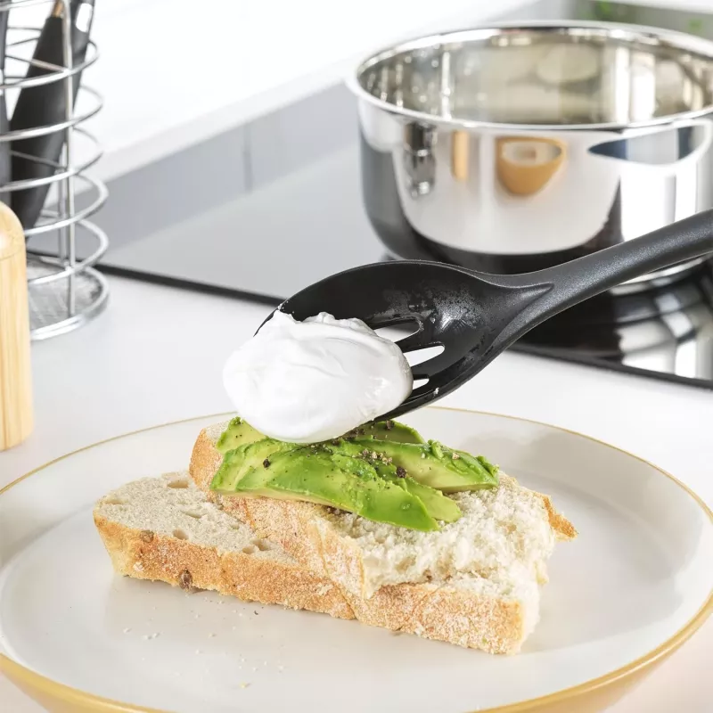 Russell Hobbs RH03026EU7 5-teiliges Küchenhelfer-Set mit Drehständer, Schwarz und Silber