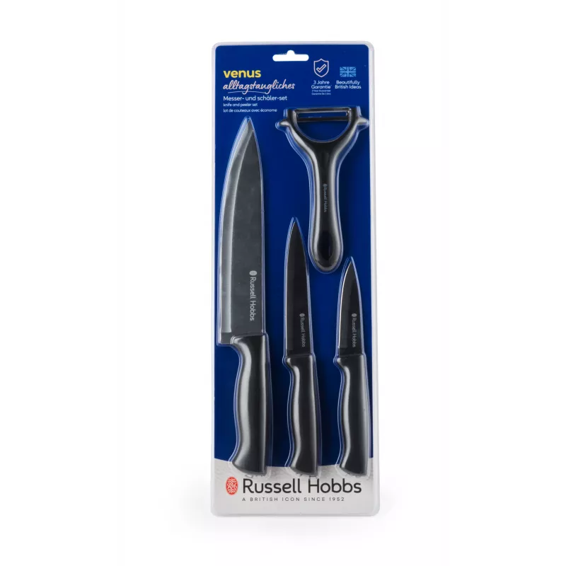 Russell Hobbs RH031521 Venus 4-teiliges Messer- und Schälset