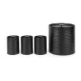 Russell Hobbs RH03270 Liniera 4-teiliges Arbeitsplatten-Set, Schwarz