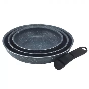 Russell Hobbs RH03293EU7 Nightfall Stone 4-teiliges Smart Clip Pfannenset