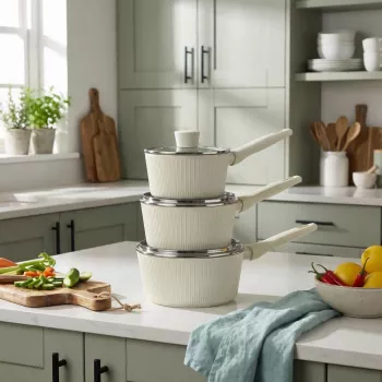 Russell Hobbs RH03866C Cote 16 cm Kochtopf, Creme