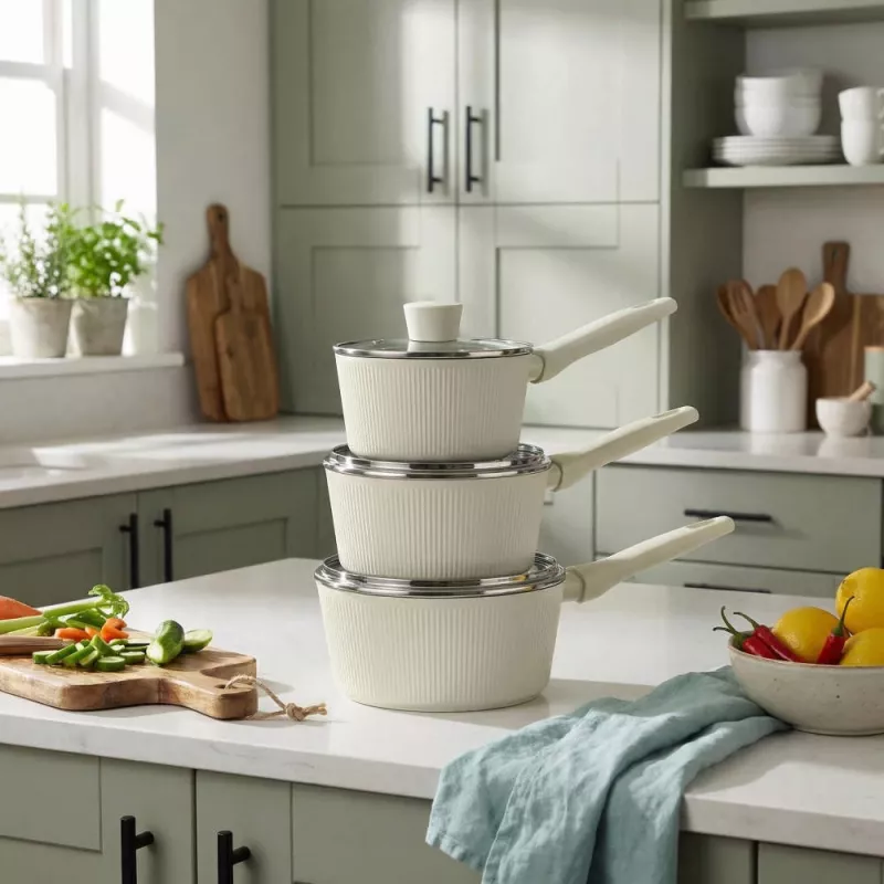 Russell Hobbs RH03866C Cote 16 cm Kochtopf, Creme
