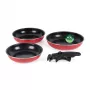 Russell Hobbs RH03995 Riviera 4-teiliges Smart Clip Bratpfannen-Set