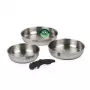Russell Hobbs RH04033 Edelstahl 4-teiliges Smart Clip Pfannenset