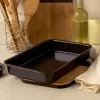 Russell Hobbs Romano 36cm Rechteckbräter - Kohlenstoffstahl, Antihaft, Anthrazitgrau