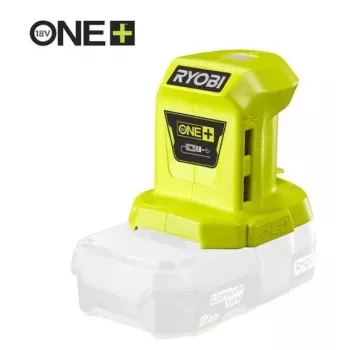 RYOBI 18V ONE+ USB-Stromquelle (2-Port USB-A, 2.1A) - R18USB-0