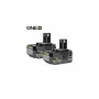 RYOBI 2x 4,0Ah Lithium+ 18V ONE+ Akku-Pack RB1840X2