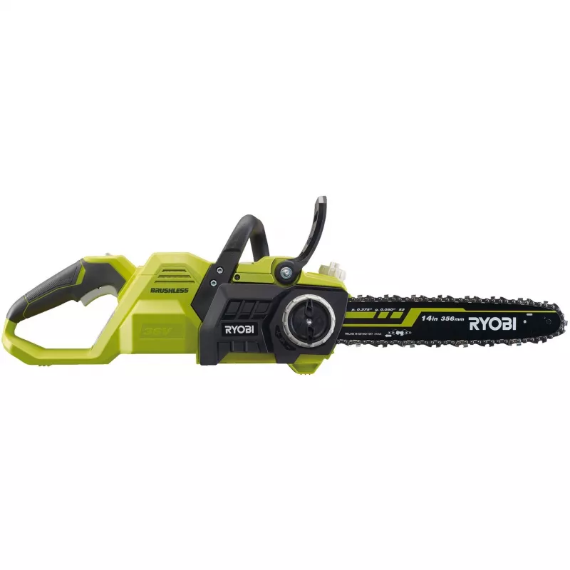 RYOBI MAX POWER Akku-Kettensäge RY36CSX35A-0, 36 V (Grün/Schwarz, Gerät nur)