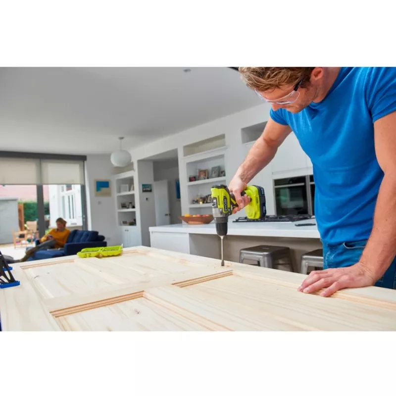 RYOBI ONE+ 18V Akku-Schlagbohrschrauber R18PD5-220S, 2x 2,0Ah Li-Ion Akkus