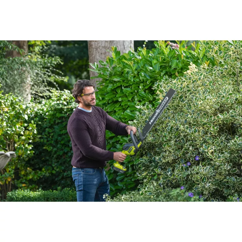 RYOBI ONE+ Akku-Heckenschere RY18HT50A-125, 18 V (Grün/Schwarz, Li-Ion-Akku 2,5 Ah)