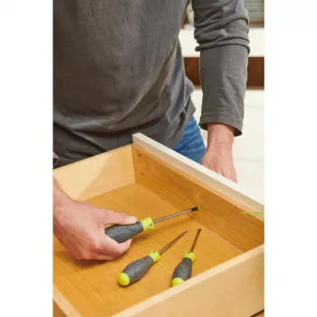 RYOBI RSD1PH2S 3-teiliger Schraubendreher-Satz (Grün/Grau, PH2, SL5.5, SL4)