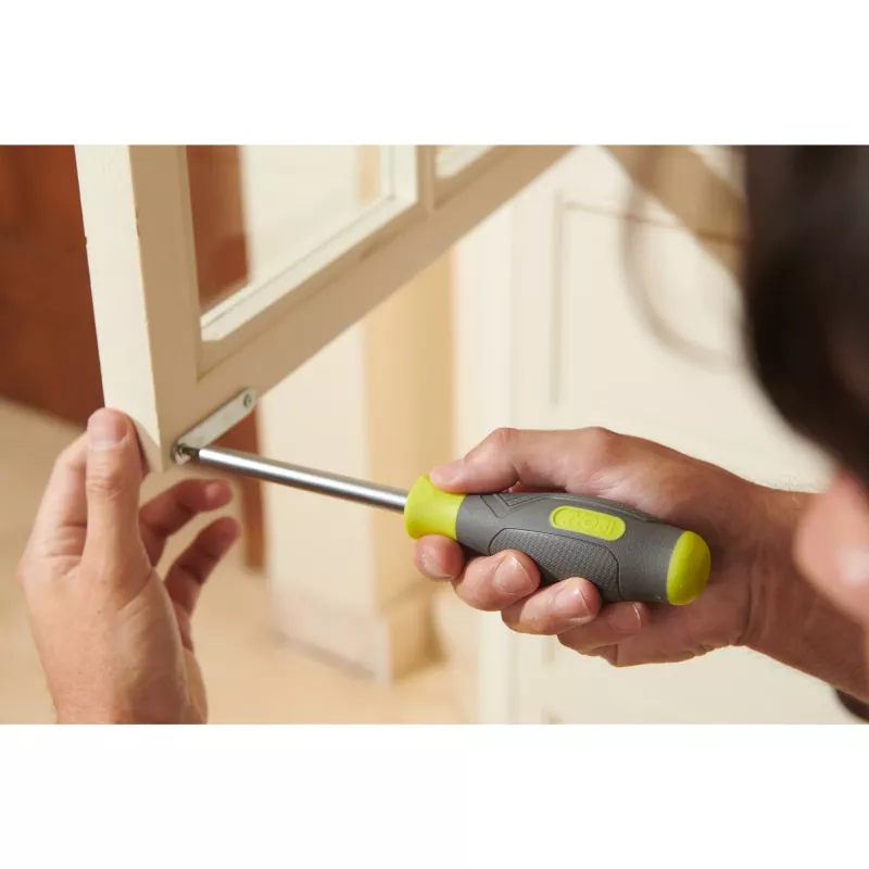 RYOBI Schraubendreher RSD17PCS, mit 17-teiligem Bit-Set (Grün/Grau)