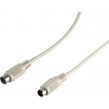S CONN MAXIMUM CONNECTIVITY ShiverPeaks PS/2 Verlängerungskabel, 6-pol Mini DIN Stecker auf Buchse, 3,0 m, Schwarz 78106-3