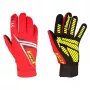 Sabelt G34 Sim Racing Handschuhe, Touchscreen-kompatibel, Silikonhandfläche, 224-230 mm Umfang - Rot, M