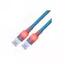 Sacon 442604,500 Cat6 S/FTP Netzwerkkabel, 5 m, Blau