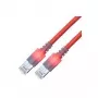 Sacon 442605,200 Cat6 S/FTP Netzwerk-Patchkabel, 2 m, Rot, LSZH, RJ45, 1 Gbit/s