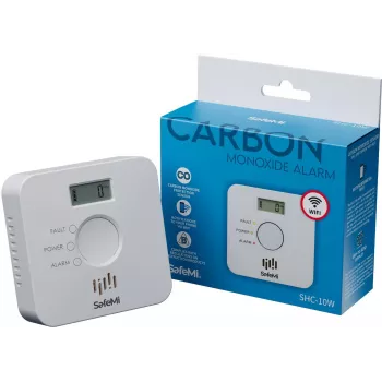 SAFEMI SHC-10W WiFi Smart Smoke Detector - Photoelectric, Tuya Compatible, 3-Year Warranty