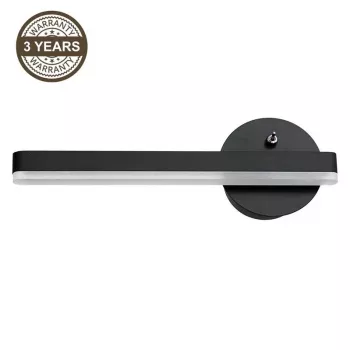 Safi 6W 4000K LED Wandleuchte Schwarz