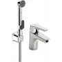 SAGA 3912F Waschtischarmatur mit Bidetta Handbrause, Chrom