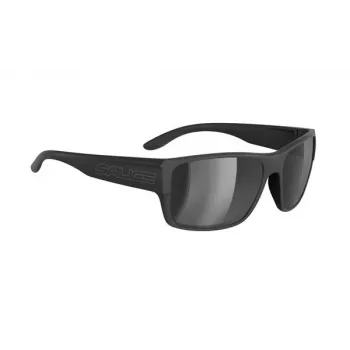 Salice 846RW Black/RW BLACK Fahrradbrille - TR90 Rahmen, Rainbow Mirror Gläser, UV400