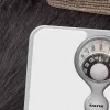 Salter 484 WFEU12 Personenwaage mit Vergrößerungsglas, kompakte mechanische Waage