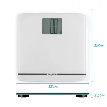 Salter 9075 WFEU12 Max Elektronische Personenwaage, Weiß