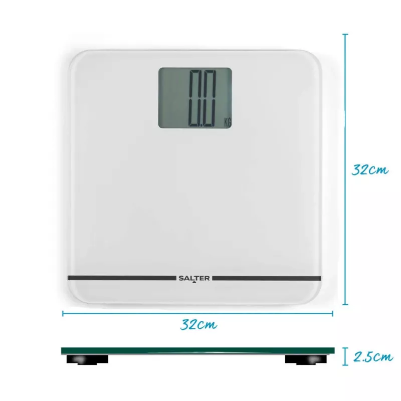 Salter 9075 WFEU12 Max Elektronische Personenwaage, Weiß