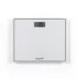 Salter 9207 WHCFEU12 Kompakte elektronische Glas-Badezimmerwaage, Weiß