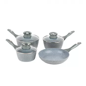 Salter BW04151G1EU7 Timeless Collection Edelstahl 5-teiliges Pfannenset
