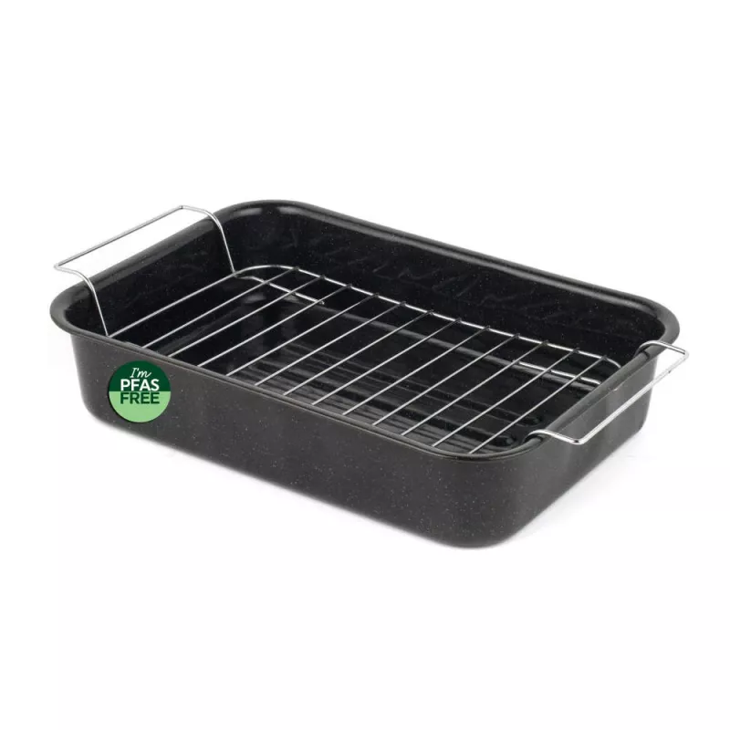 Salter BW128142EU7 34 cm Bratpfanne mit Rost