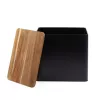 Salter BW128991 Toronto Brotkasten, Schwarz/Holz