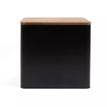 Salter BW128991 Toronto Brotkasten, Schwarz/Holz