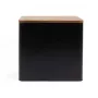 Salter BW128991 Toronto Brotkasten, Schwarz/Holz