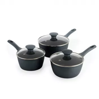 Salter BW13591DU Megastone Excellence 3-teiliger Topf-Set