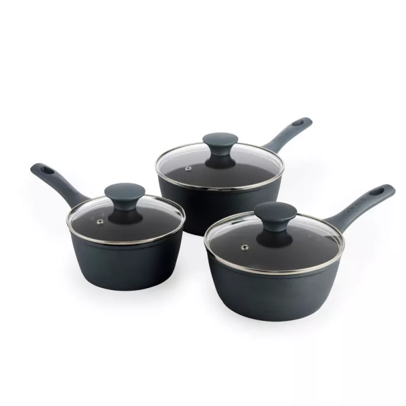 Salter BW13591DU Megastone Excellence 3-teiliger Topf-Set