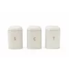 Salter BW13729OEU7 Pebble 3-teiliges Vorratsdosen-Set Stone, Beige