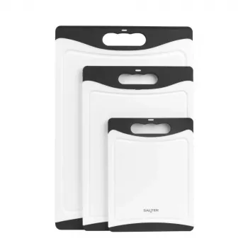Salter BW13904 3-teiliges doppelseitiges Schneidebrett-Set