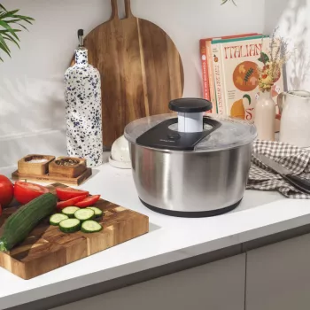 Salter BW14097 Salatschleuder 6L, Silber