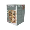 Salter BW14238 Bamboo Rotating Spice Rack mit 16 Glasbehältern