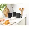 Salter BW14370 Alchemy 3-teiliges Vorratsdosen-Set, Schwarz