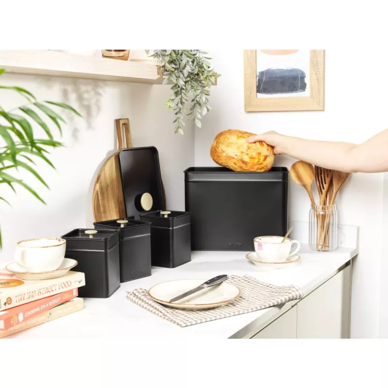 Salter BW14371 Alchemy Brotkasten, Schwarz